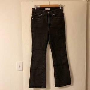 Madewell Cali Demi-Boot black jeans